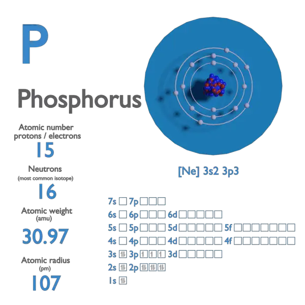 Proton Number - Atomic Number - Density of Phosphorus