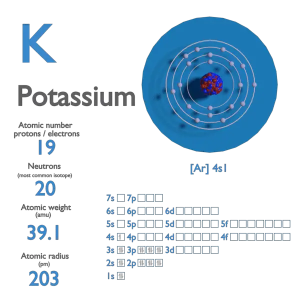 Potassium Atomic Number Mass