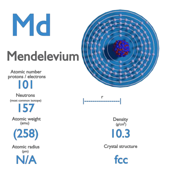 Mendelevium - Properties
